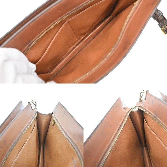 LOUIS VUITTON Enghien 2Way Shoulder Clutch Bag Monogram Leather(All pocket has p - Picture 15 of 15